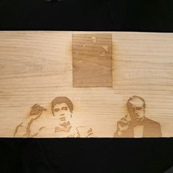 AlPacino And Godfather Wood