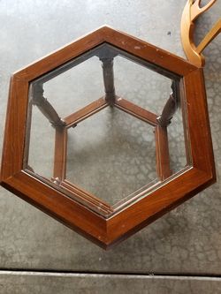 Vintage Coffee end side table night stand