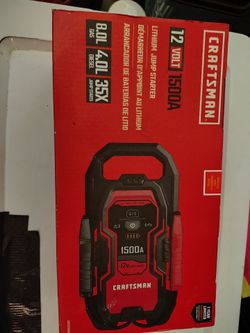 Craftsman 12Volt 1500A Jump Starter
