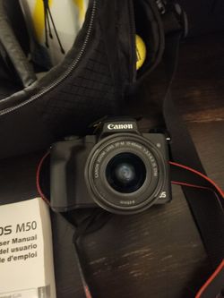 Canon EOS M50 camera