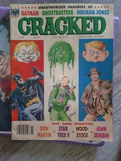 Vintage crackle magazine.