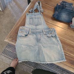 Jean Overall Dress 6x