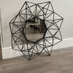 Mid-century modern style mirror 24 Inch