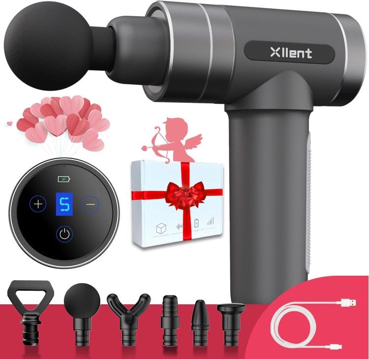 NEW Massage Gun - Mothers Day Gifts for Mom from Daughter,Portable Super Quiet Electric Percussion Muscle Massager,Gifts for Women Men Her Him Mom Dad