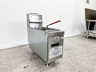 NSF Gas Countertop Fryer Two tube burners NG CTF-2