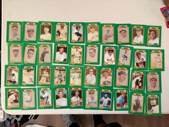 Vintage baseball cards