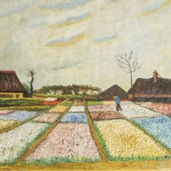 Original Oil Painting - Flower Fields 