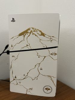 Sony PlayStation 5 Slim Console - Ghost of Yotei Gold Limited Edition Bundle