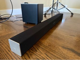 Vizio TV surround sound subwoofer and sound bar