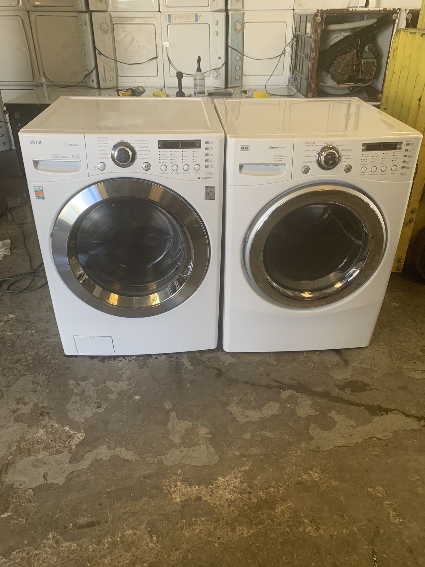 Washer And Dryer Gas LG Good Condition 90 Days Warranty Lavadora Y Secadora Gas LG Buenas Condiciones 90 Días De Garantia