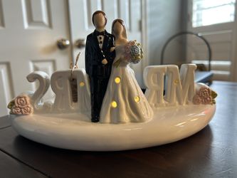 Mud Pie Light Up Wedding Sitter