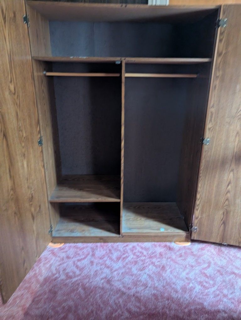 Wooden Armored Dresser