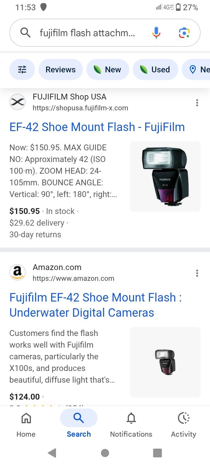 Fuji Flash Attachment 