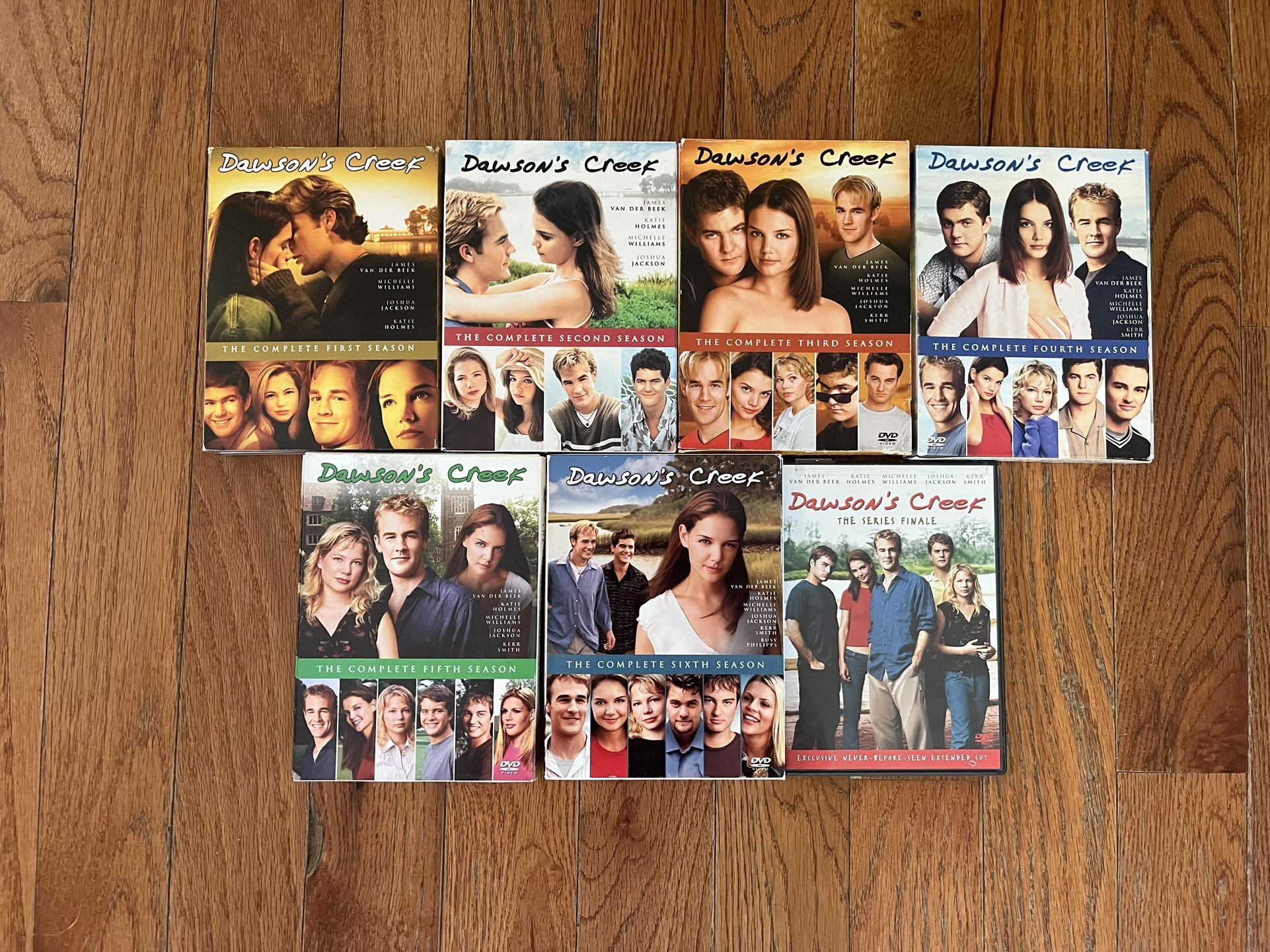 DAWSON'S CREEK DVD Complete Series Seasons 1 2 3 4 5 6 Set Lot Untested TV Show