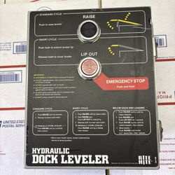 Rite Hydraulic Dock Leveler 480 Volt 3 Phase 60 Hz 1HP 4058 Control Box 0007151