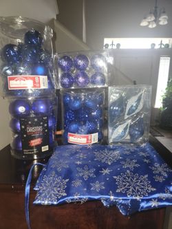 Blue Christmas Decorations