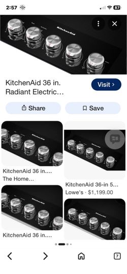 36 “ glass top stove electric