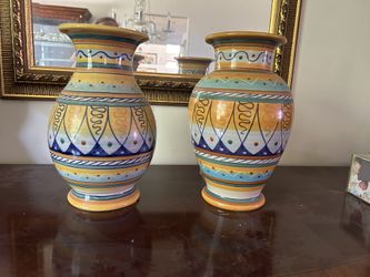 Decorative Matching Vases 