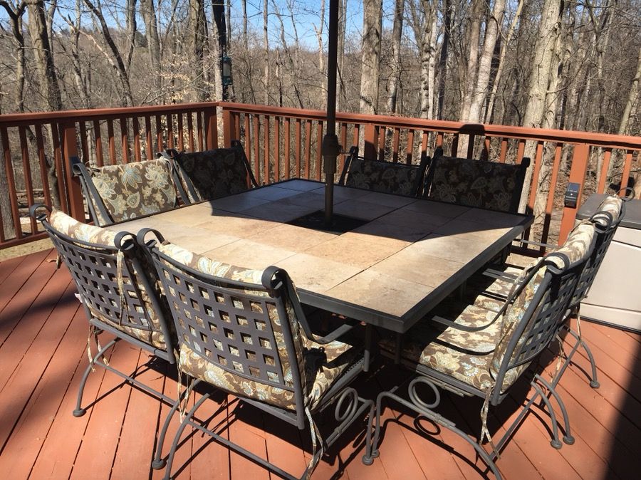 8 seat patio set