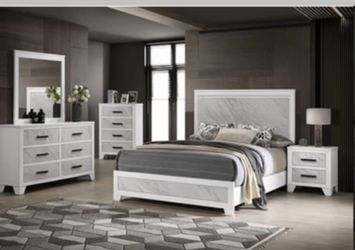 Brand new 4 pc Darlene queen size bedroom set