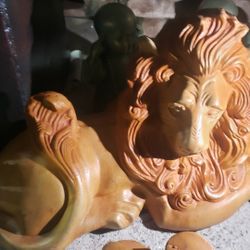 Dont Delete Cement Statues Lion