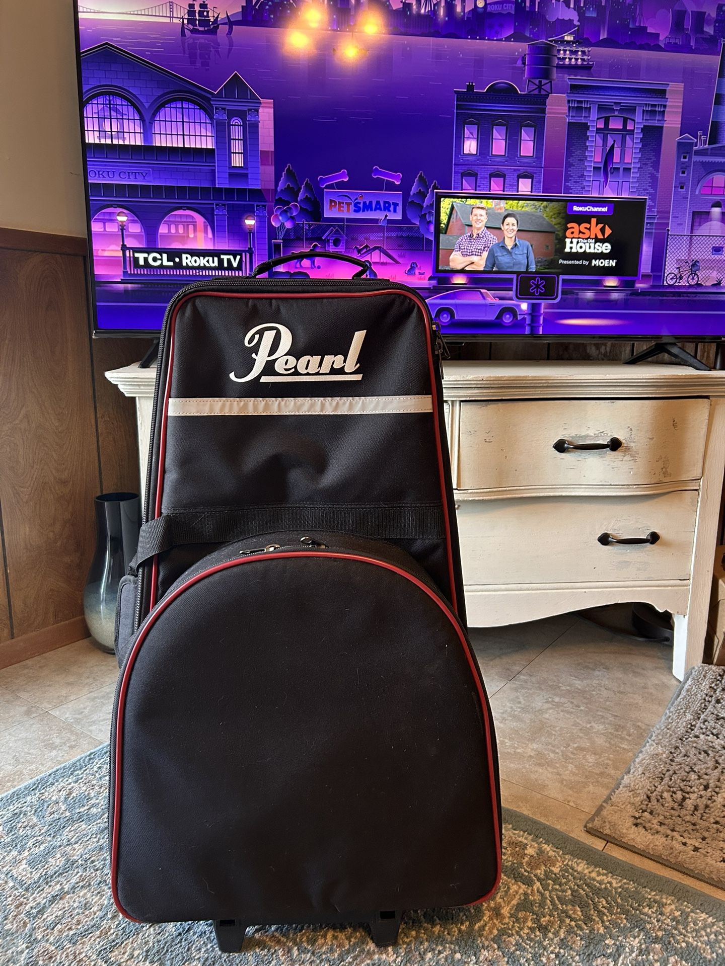 Pearl Snare And Bell Kit ( No Stand, Practice Pad, Drum sticks Or Mallets)