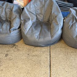 Big Joe grey bean bag