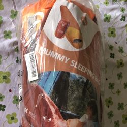 mummy sleeping bag 35-40F, 3-4  Season Sleeping Bag for Adults Traveling & Outdoor Activities