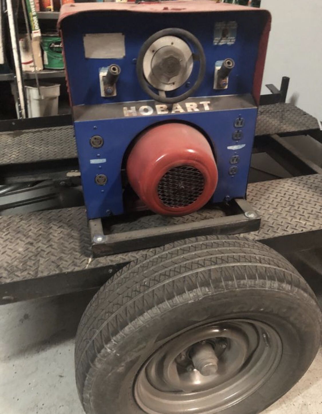 Welder /gas included trailer and tool box power generator