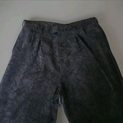 DanielEllissa pattern Baggy Corduroy Pants Men’s Size 38x33 Black 