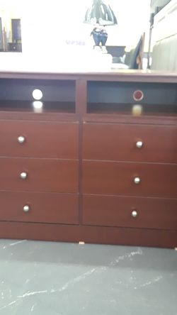 45x16x36 high tv chest with 6 drawers