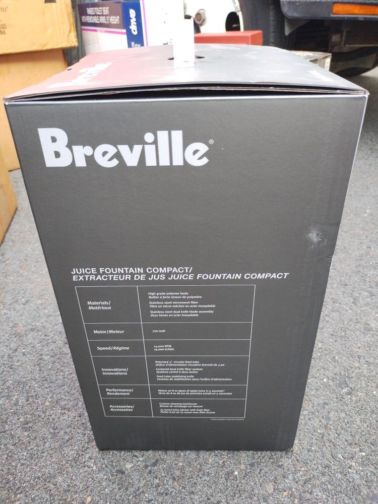 Breville the Juice Fountain Compact 700W Stainless Steel Juicer