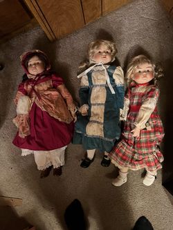 Vintage Porcelain dolls