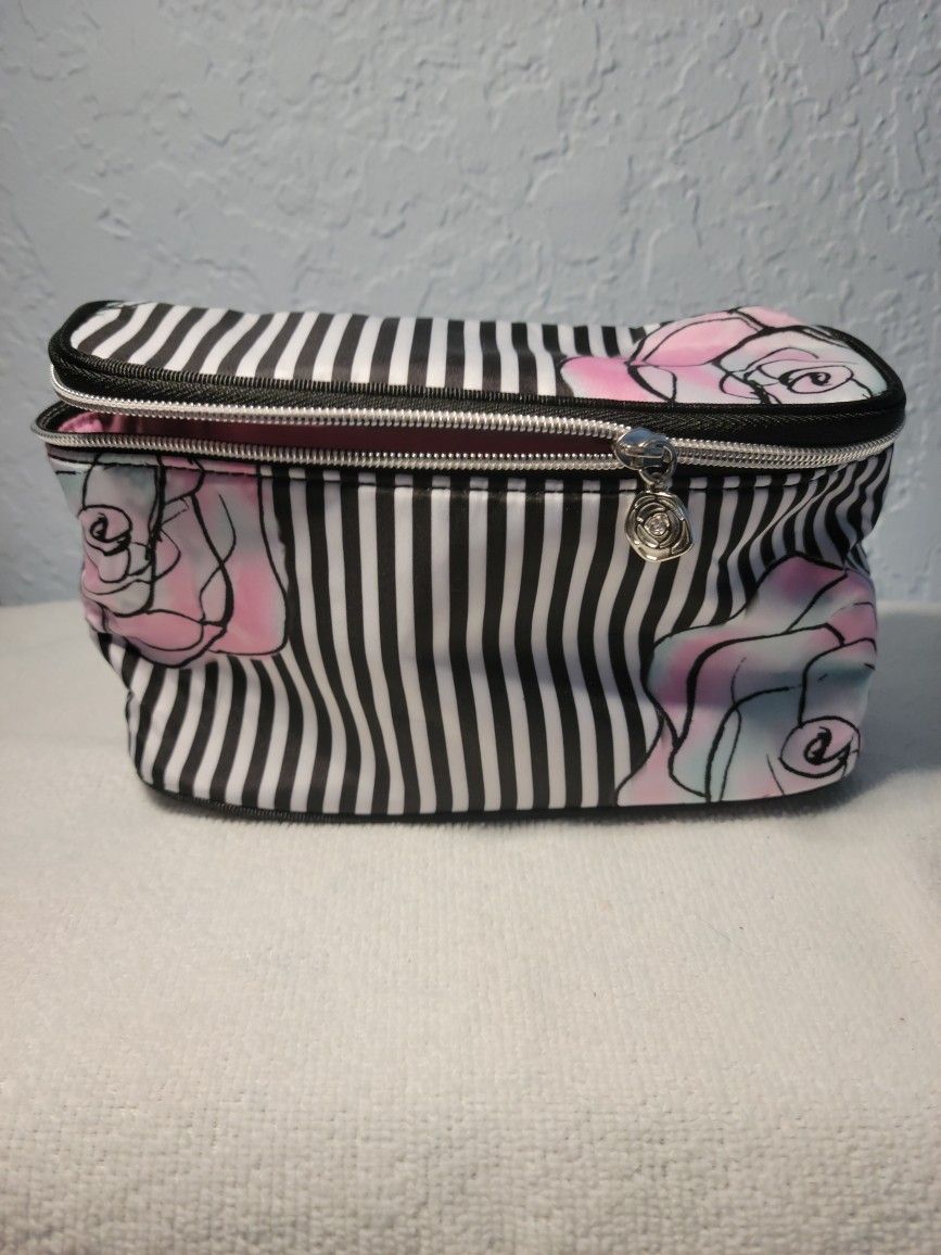 Striped Lancome Makeup Case