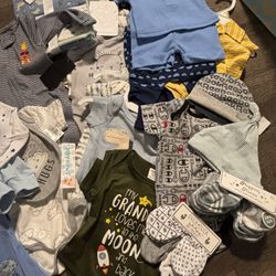 BOY NEWBORN 0-3 MONTHS CLOTHES