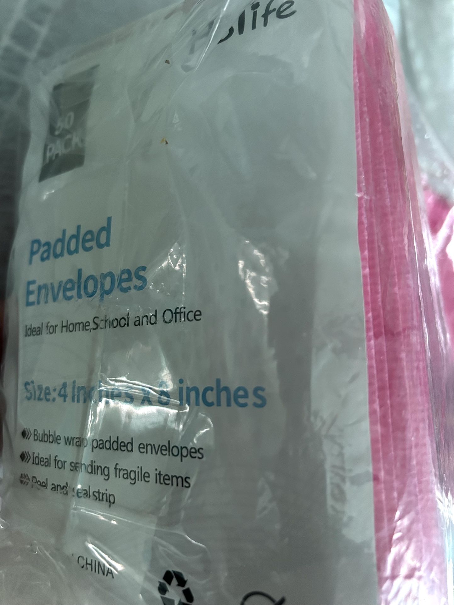Pink Padded Envelopes