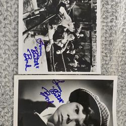 Little Rascals And The  First Superman Autographed Pictures