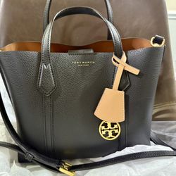 Tory Burch Perry Triple-Compartment Small Tote  