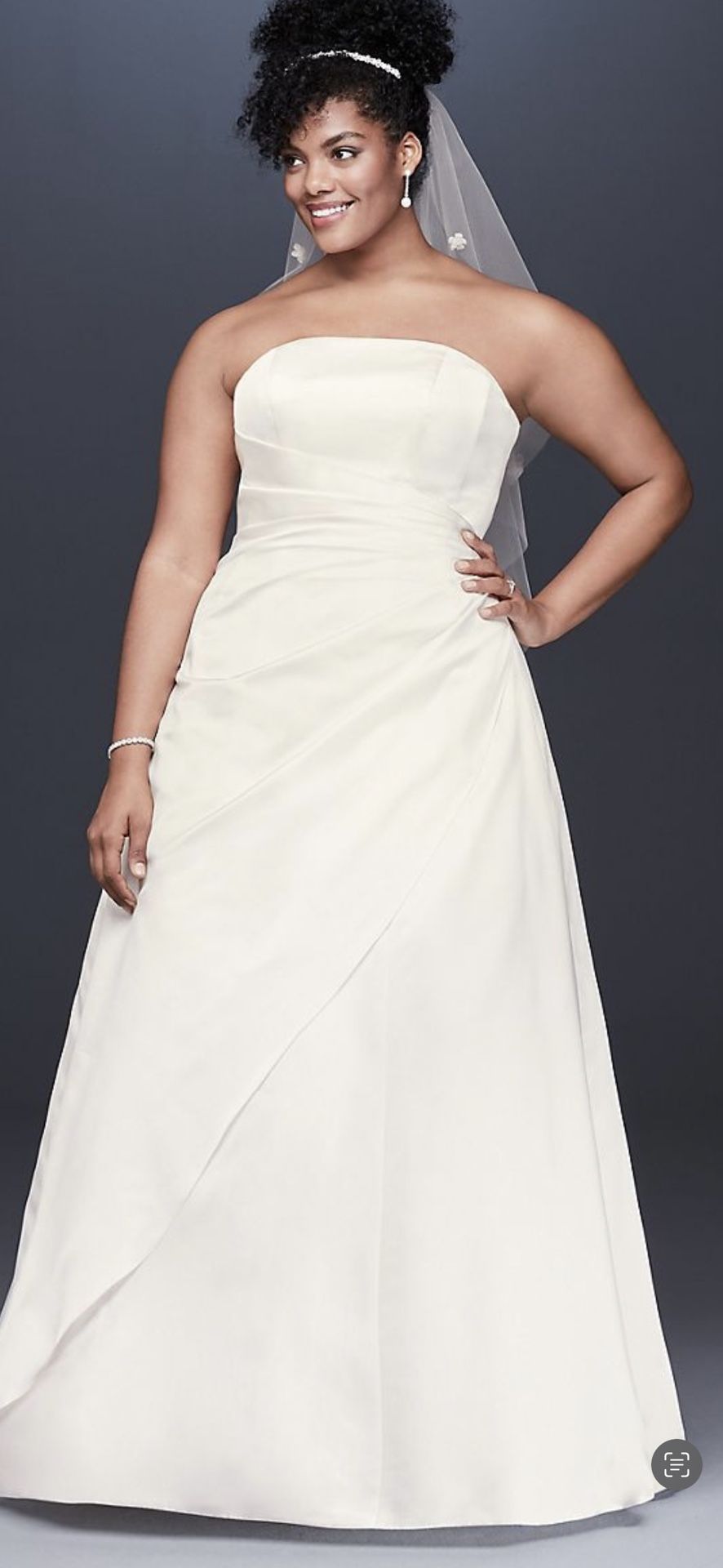 Wedding Dress A Line Satin 