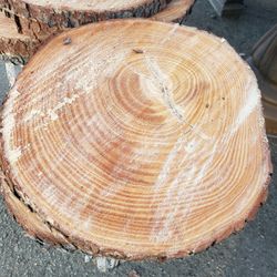 Wood Rounds Centerpieces