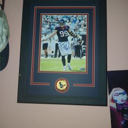 Signed JJ.Watt Photo