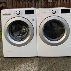 LG WASHER AND DRYER SET. 