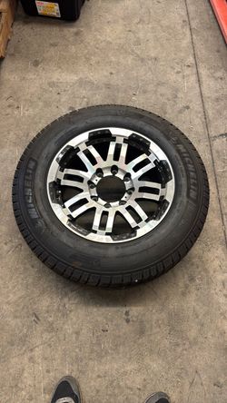 Brand new tire and rim.