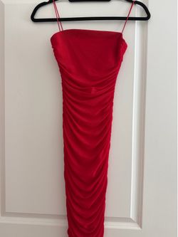 Red Midi Dress