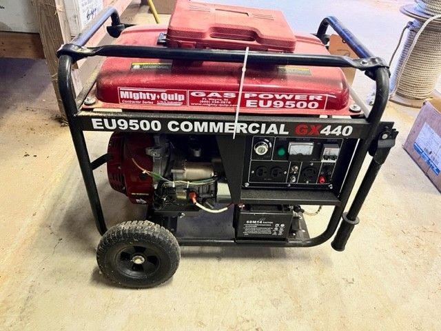MIGHTY QUIP GENERATOR POWERED BY HONDA GX440 GAS ENGINE