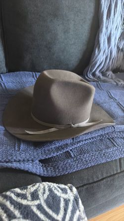 GREY SILVER SPUR TETON 7M COWBOY HAT