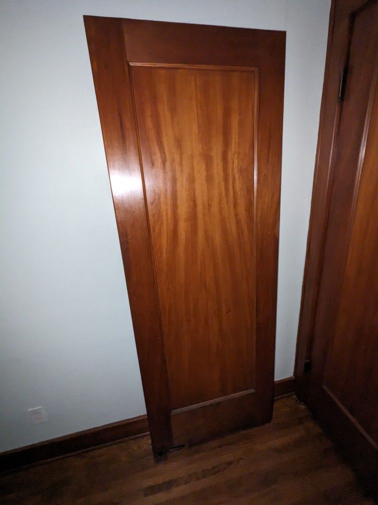 Old School Solid Wood Door