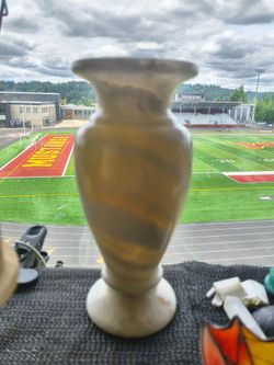 Hand turned vase