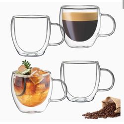 Double Walled Glass Cups