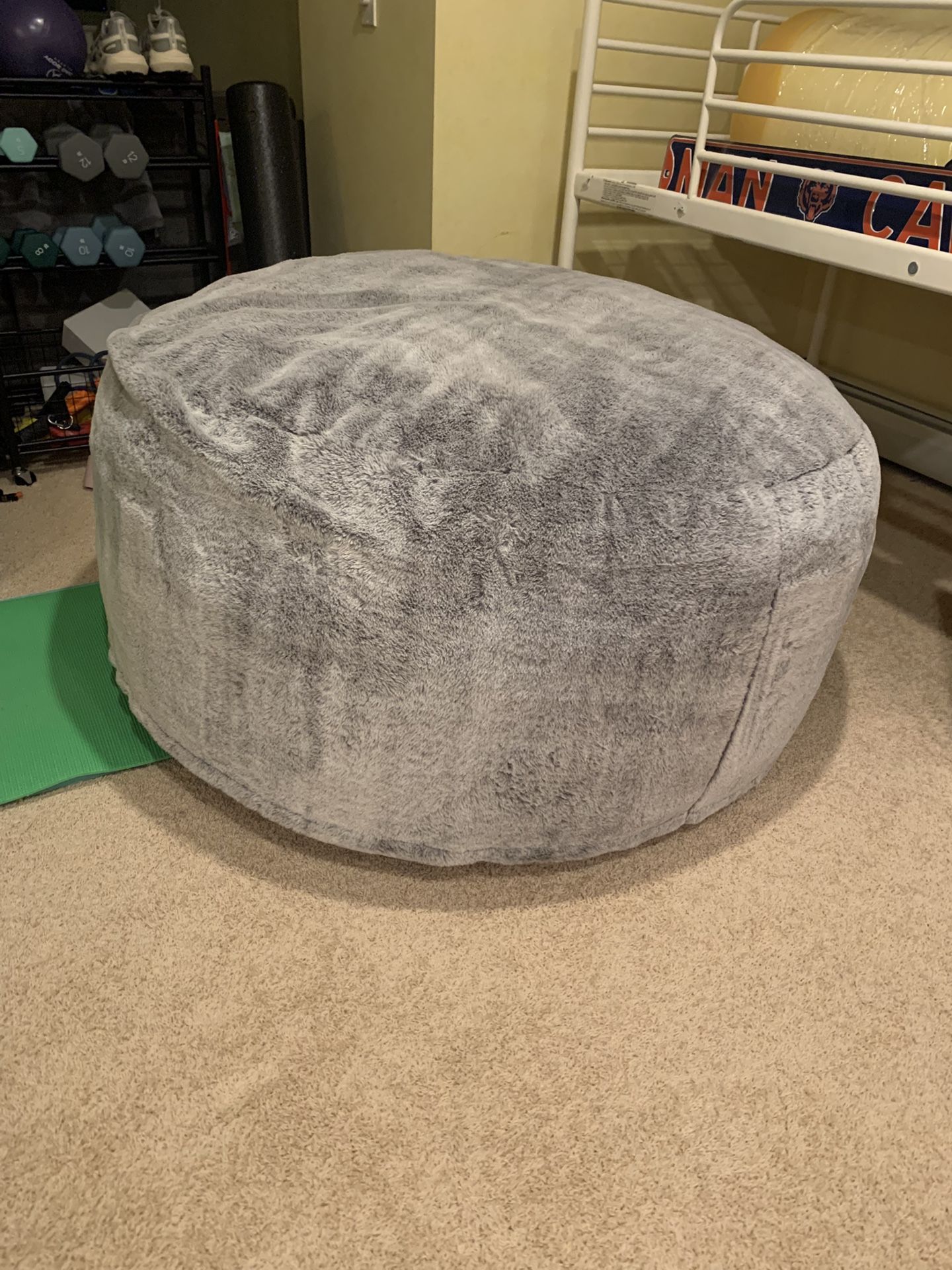 Hockey Puck Style Bean Bag